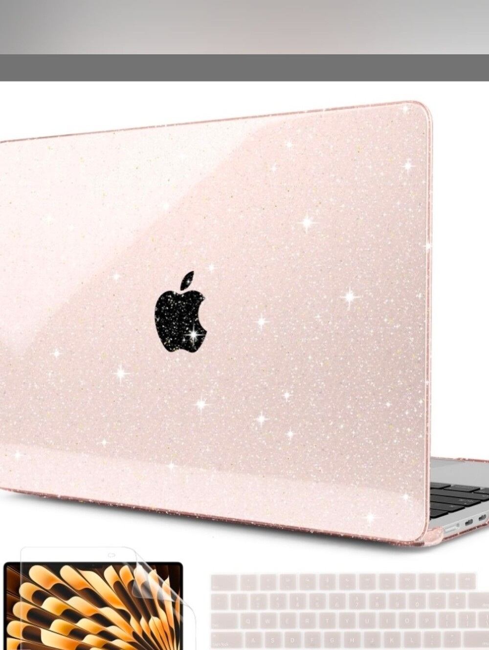 MEEgoodo Glitter Case for MacBook Air 15.3" (M5/M4/M3/M2)
